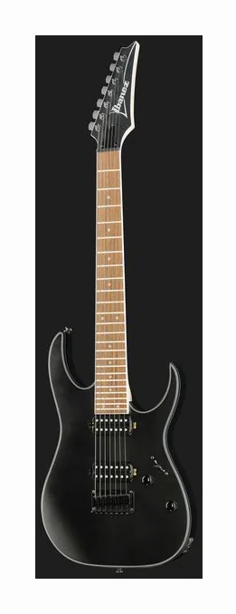 Ibanez RG7421EX-BKF, cuerpo y acabado en primer plano