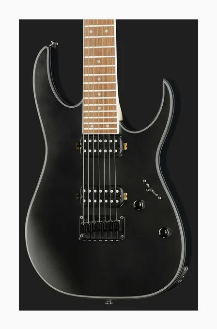 Ibanez RG7421EX-BKF, cejuela y primeras posiciones del diapasón