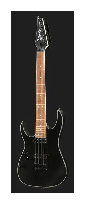 Ibanez RG7421EXL-BKF, mástil y diapasón vistos de lado