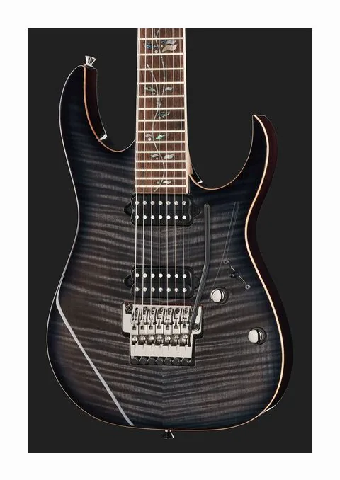 Ibanez RG8527-BRE, vista trasera del cuerpo