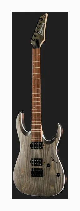 Ibanez RGA42AH-BKS, cuerpo y acabado en primer plano