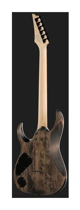 Ibanez RGA42AH-BKS, cuerpo y acabado en primer plano