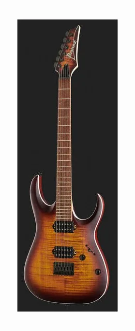 Ibanez RGA42FM-DEF, mástil y diapasón vistos de lado
