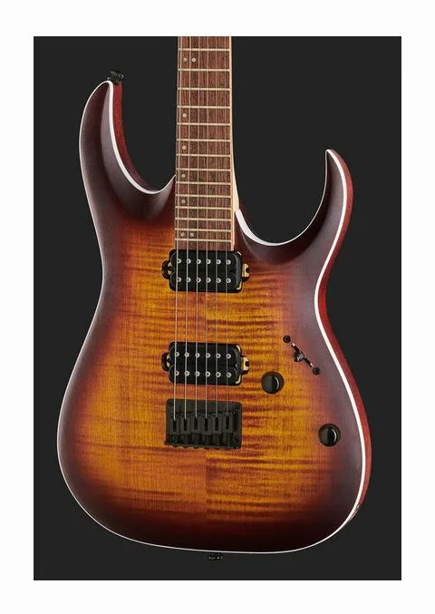 Ibanez RGA42FM-DEF, pala con clavijeros y logotipo