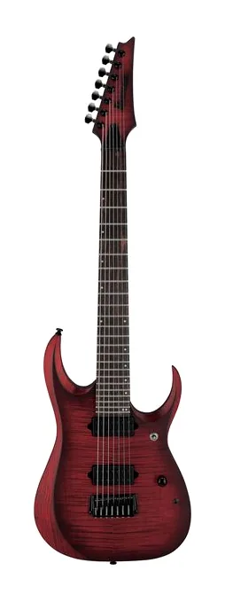 Ibanez RGD721FA-WUF encuadrado de frente sobre fondo neutro