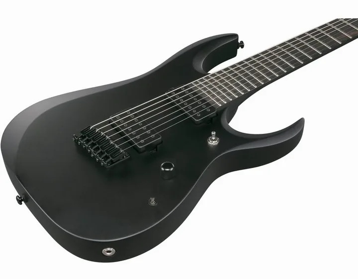 Ibanez RGDRB71-BKF, pala con clavijeros y logotipo