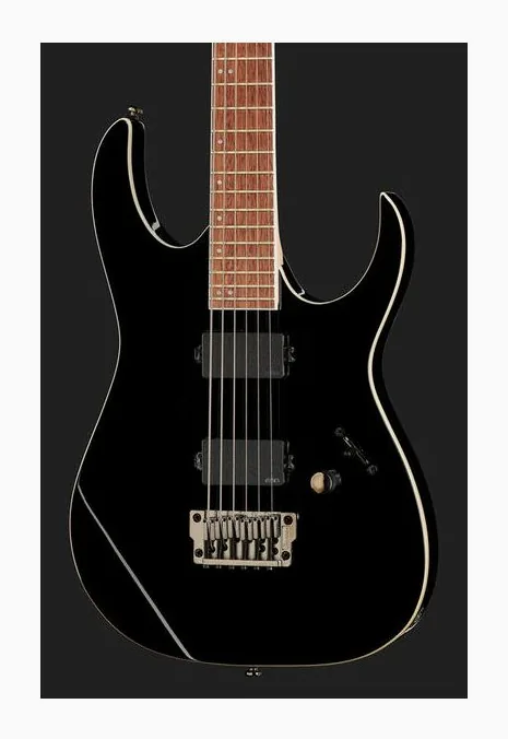 Ibanez RGIB21-BK, mástil y diapasón vistos de lado