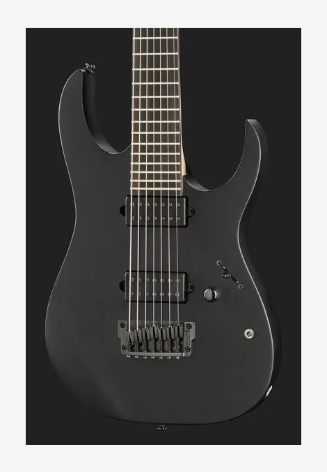 Ibanez RGIXL7-BKF, selector de pastillas y jack de salida