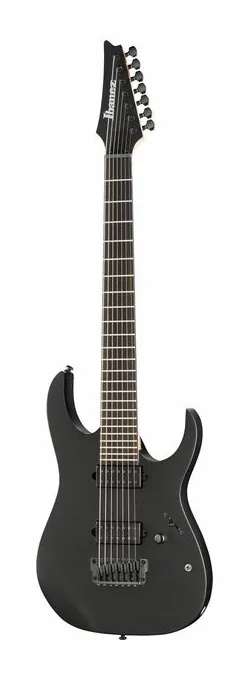 Ibanez RGIXL7-BKF fotografiado de frente