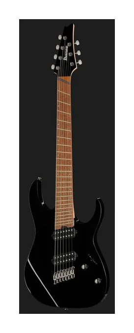 Ibanez RGMS7-BK Multiscale, cejuela y primeras posiciones del diapasón
