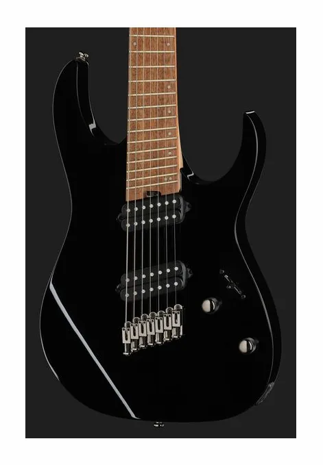 Ibanez RGMS7-BK Multiscale, pastillas y mandos de control
