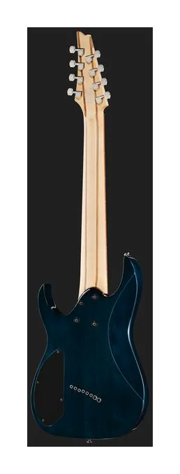 Ibanez RGMS8PB-CBS, perfil lateral del cuerpo
