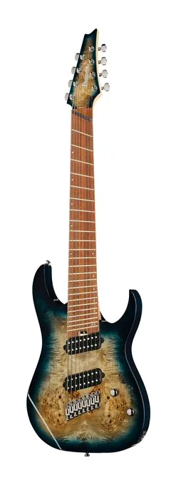 Ibanez RGMS8PB-CBS fotografiado de frente