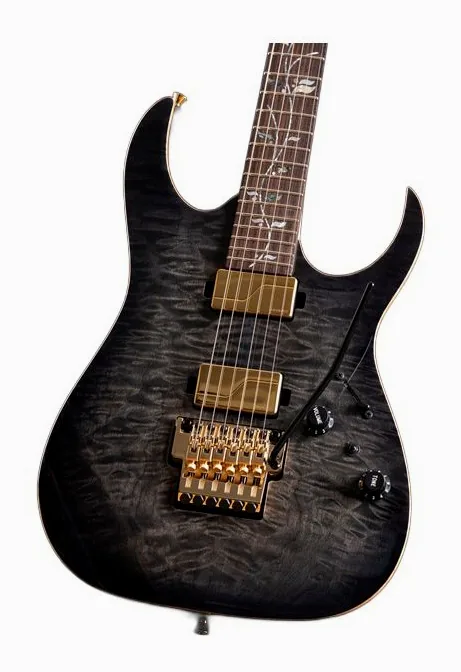 Ibanez RGR8820QM-BRE j.custom, cejuela y primeras posiciones del diapasón