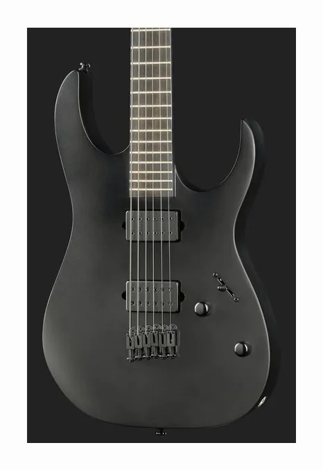 Ibanez RGRTBB21-BKF Baritone, curvas del cuerpo vistas desde arriba