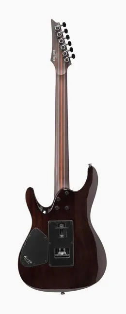 Ibanez S1070PBZ-CKB, mástil y diapasón vistos de lado
