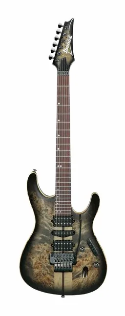 Ibanez S1070PBZ-CKB visto de frente