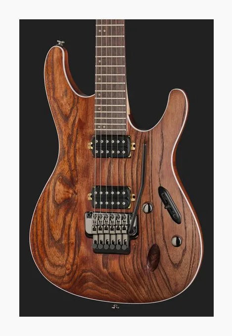 Ibanez S520AH-ABS, cuerpo y acabado en primer plano