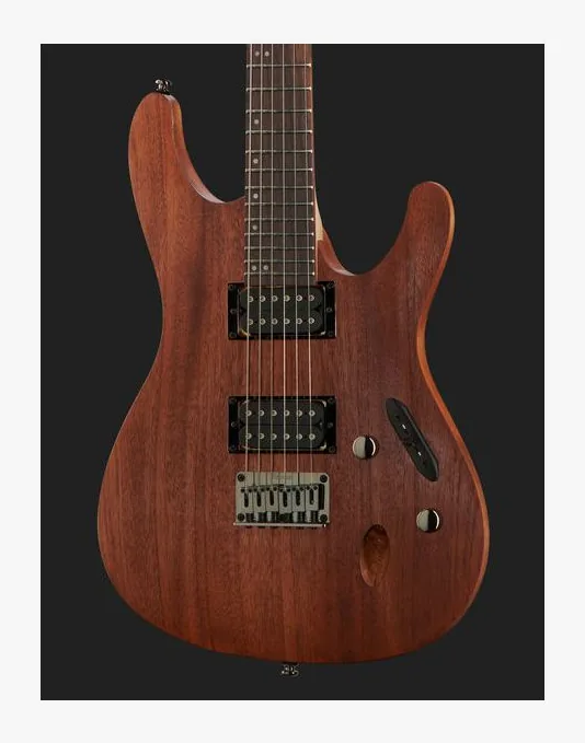 Ibanez S521-MOL, curvas del cuerpo vistas desde arriba