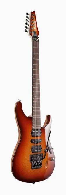 Ibanez S6670SK-STB, cejuela y primeras posiciones del diapasón