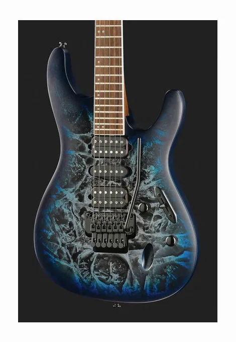 Ibanez S770-CZM, selector de pastillas y jack de salida
