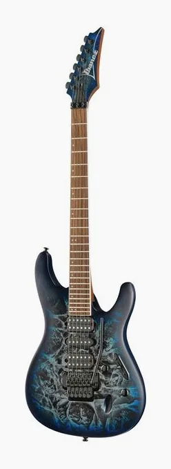 Ibanez S770-CZM fotografiado de frente