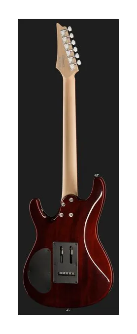 Ibanez SA260FM-BRG, pala con clavijeros y logotipo