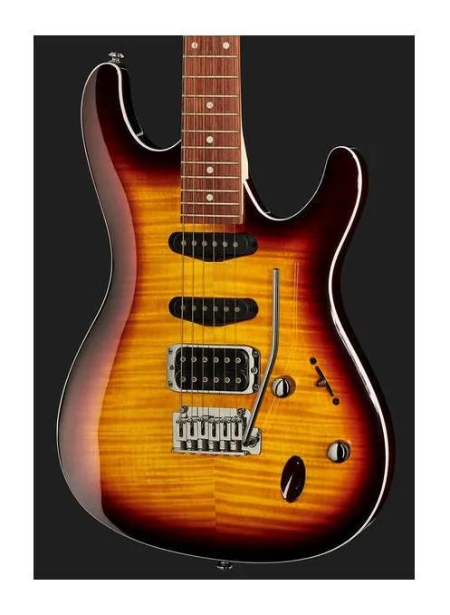 Ibanez SA260FM-VLS, vista trasera del cuerpo