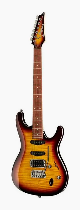 Ibanez SA260FM-VLS en primer plano frontal