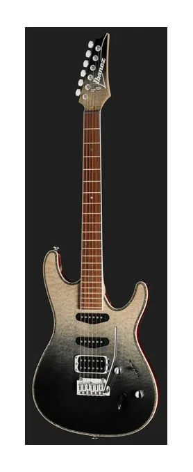 Ibanez SA360NQM-BMG, cuerpo y acabado en primer plano