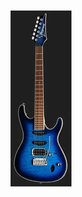 Ibanez SA360NQM-SPB, pala con clavijeros y logotipo