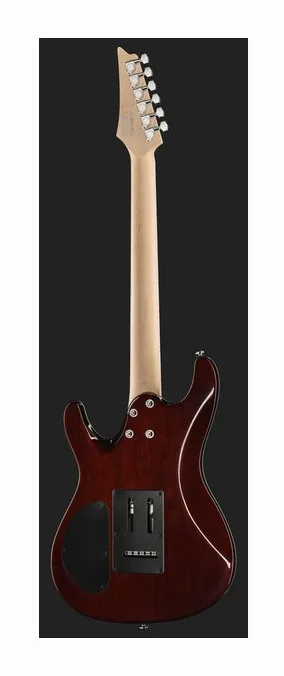 Ibanez SA360NQM-SPB, pala con clavijeros y logotipo