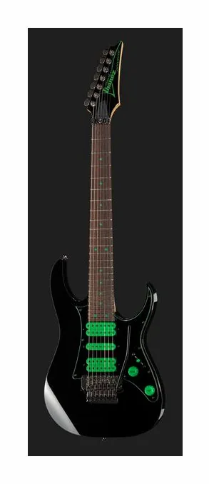 Ibanez UV70P-BK, puente y clavijeros de afinación