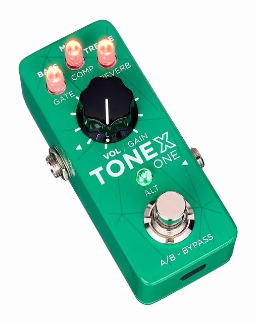 IK Multimedia ToneX One Limited Green, mandos y selector de canales