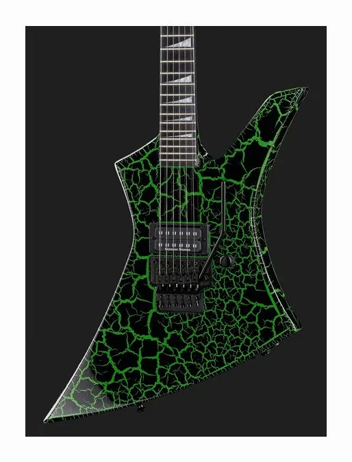 Jackson Brandon Ellis Pro Kelly Gr.Cr., mástil y diapasón vistos de lado