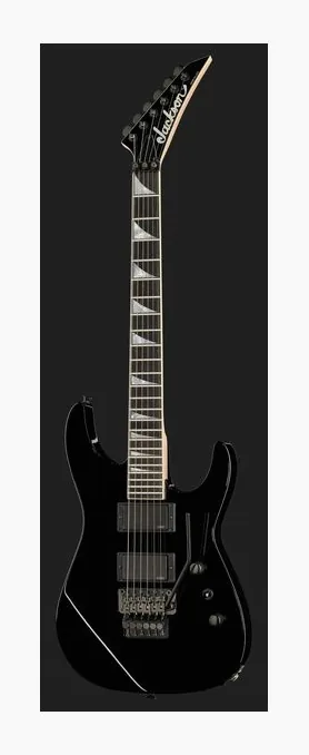 Jackson Dinky DK1 Black USA, cuerpo y acabado en primer plano