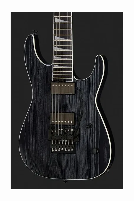 Jackson Jeff Loomis Soloist SL7 SB, cuerpo y acabado en primer plano