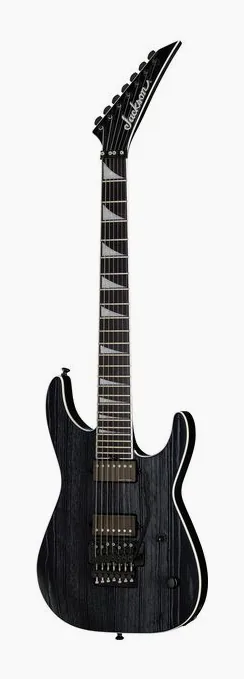 Jackson Jeff Loomis Soloist SL7 SB encuadrado de frente sobre fondo neutro
