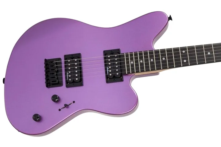 Jackson JS Series Surfcaster JS22 PPM, selector de pastillas y jack de salida