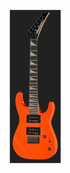 Jackson JS1X DK Minion AH FB BBG PINK, cejuela y primeras posiciones del diapasón