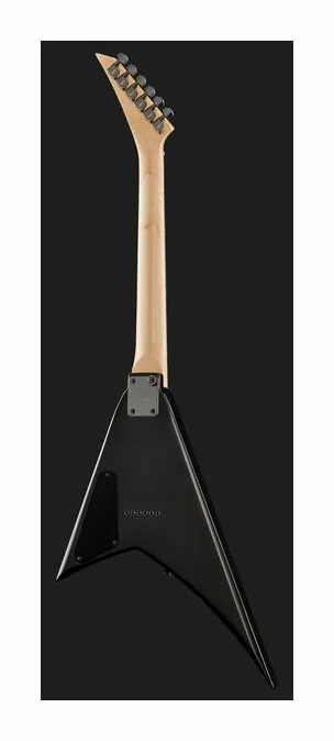Jackson JS1X Rhoads Minion Satin Black, cuerpo y acabado en primer plano