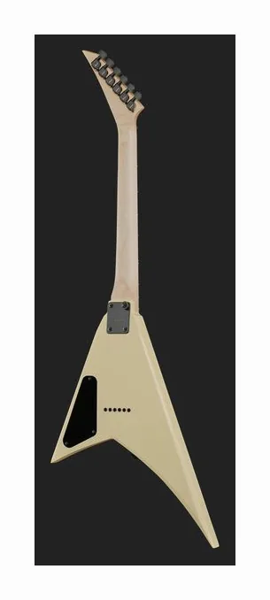 Jackson JS1X RR Minion AH FB VIN WHT, cejuela y primeras posiciones del diapasón