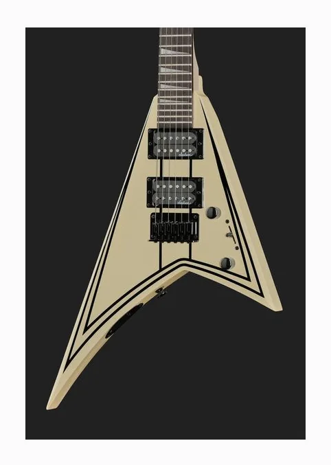 Jackson JS1X RR Minion AH FB VIN WHT, vista trasera del cuerpo