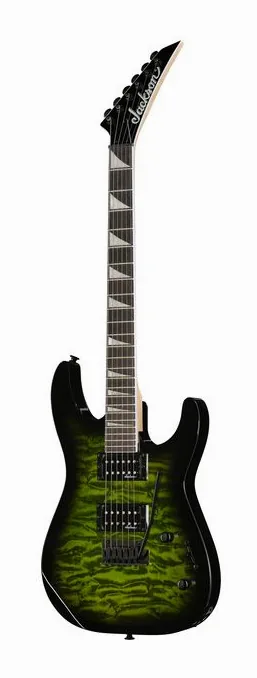 Jackson JS20 DKQ 2PT TR Green fotografiado de frente