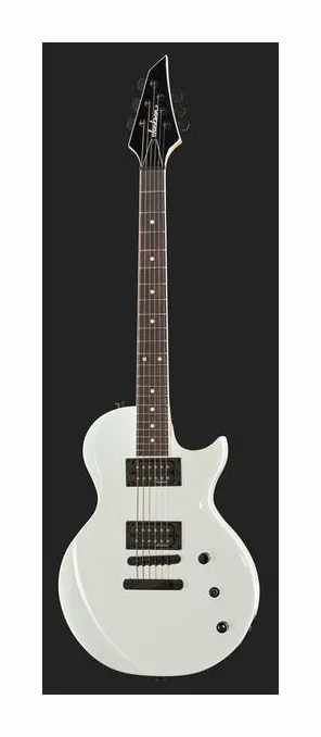 Jackson JS22 AH SC Monarkh Snow White, curvas del cuerpo vistas desde arriba