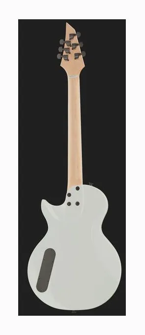 Jackson JS22 AH SC Monarkh Snow White, mástil y diapasón vistos de lado