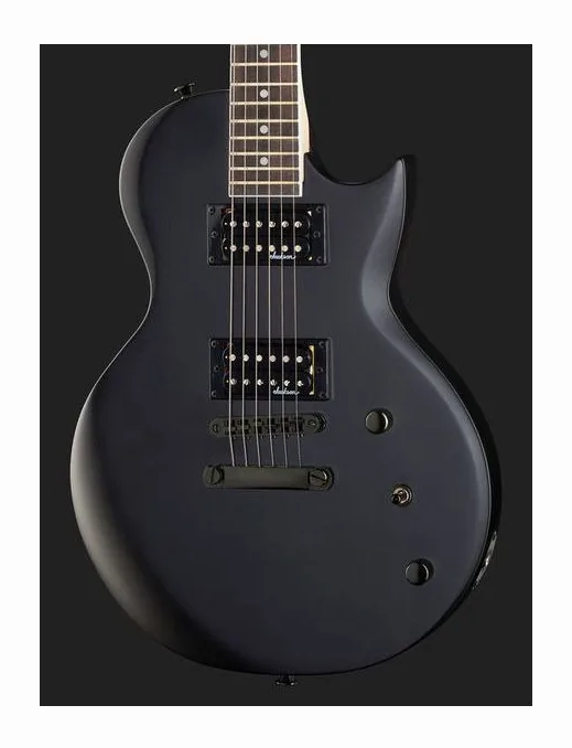 Jackson JS22 SC Monarkh AH SBlack, pala con clavijeros y logotipo