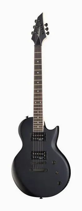 Jackson JS22 SC Monarkh AH SBlack encuadrado de frente sobre fondo neutro