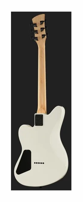 Jackson JS22 Surfcaster HT SN WHT, pastillas y mandos de control