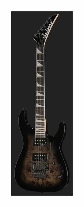 Jackson JS32 DKAP TR Black, pala con clavijeros y logotipo